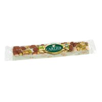 Soft almond and pistachio nougat bar in display box 24x100g