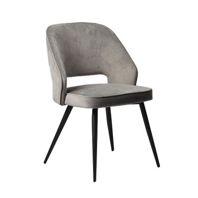 Sutton Grey Velvet Dining Chair