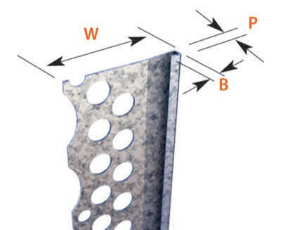 Drywall Stopbead Galvanised 3 x30mm x 3m