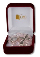 Glass Rosary - Colour - Pink (6337/PINK)