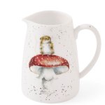 Wrendale Posy Jug - 'He's a Fun-gi' Mouse 