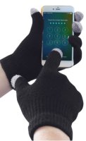 Touchscreen knit gloves