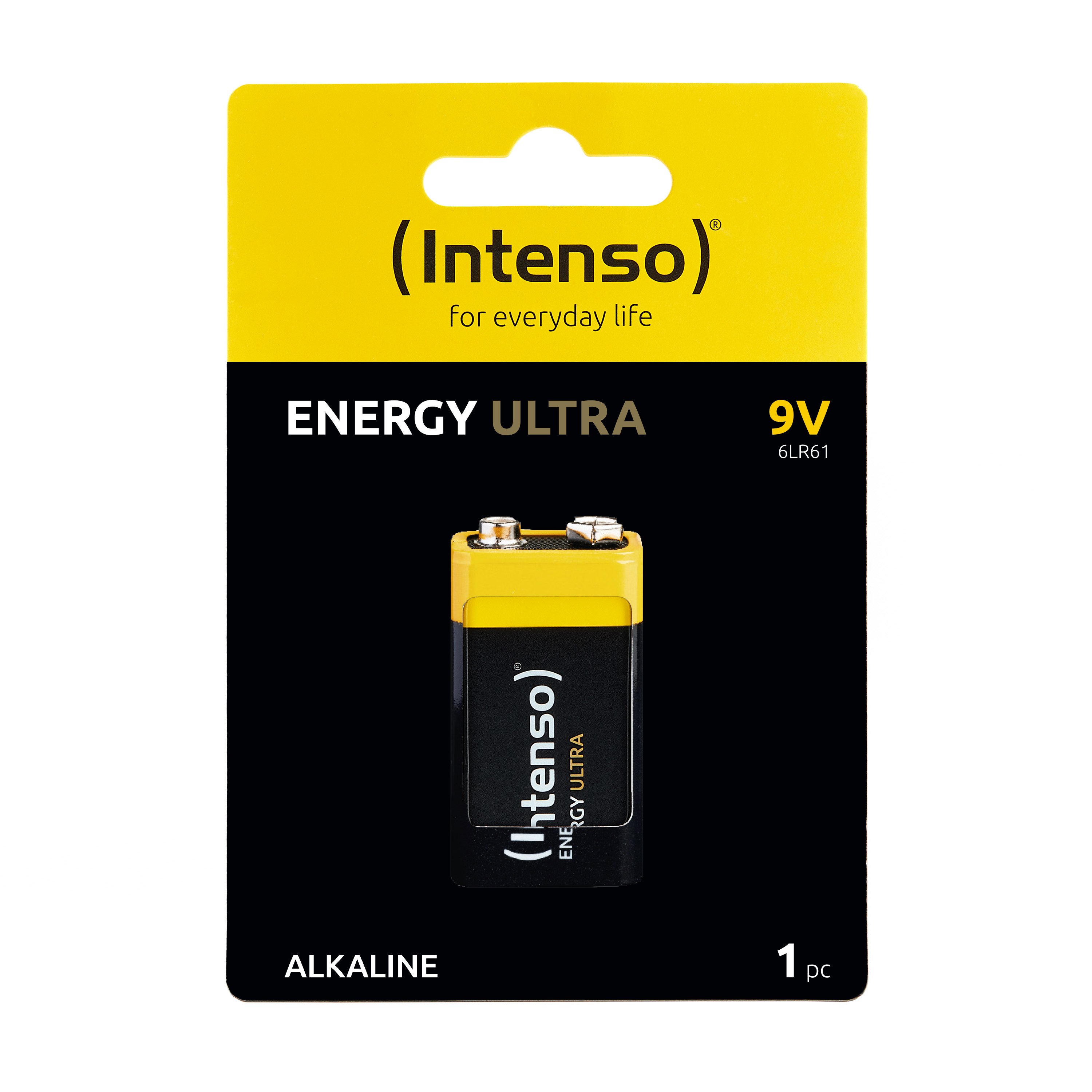 Compact 9V block battery &ndash; Intenso Energy Ultra with IEC certification details