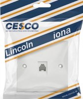 Lincoln Flush Telephone Socket Pre Packed