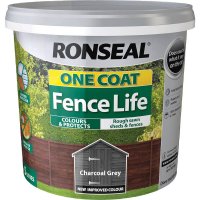 RONSEAL ONE COAT FENCELIFE CHARCOAL GREY 5LTR