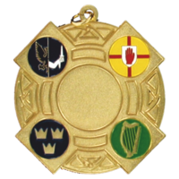 60mm 4 Province Medallion (Gold)