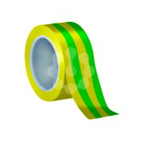 19mm x 20 Mtr PVC Tape Green / Yellow