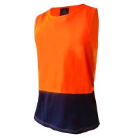 Hi-Vis DO Singlet, Orange/Navy