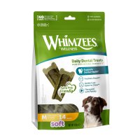 Whimzees Daily Dental Treats Soft Value Bag Medium 6x14pc 