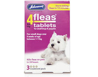 Johnson's 4-Fleas Small Dog & Puppy Flea Tablets 3 tab x 1