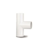 POLYPIPE NS46 WHITE TEE 90DG 21.5mm WELD