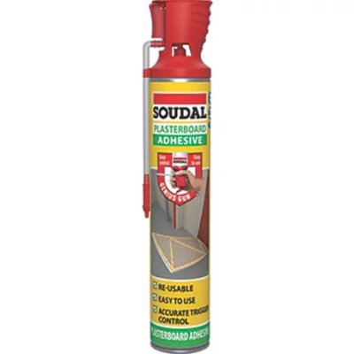 Genius Gun Plasterboard Adhesive - 750Ml
