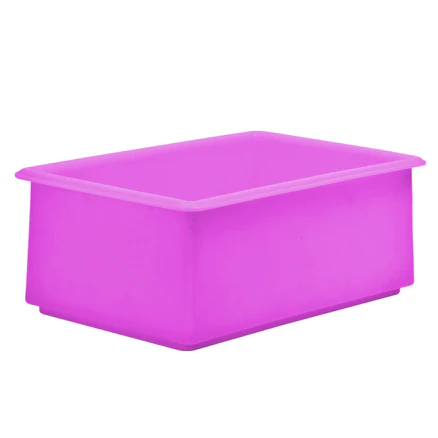 Hygienic Stacking Box - 615x415x245mm, Pink