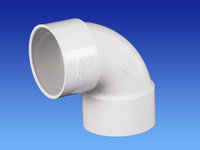 Waste Knuckle Bend 40mm 90 degree White EP40KW1