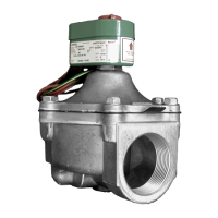 Asco 2" Electric Gas Valve, AC 120/60, 110/50