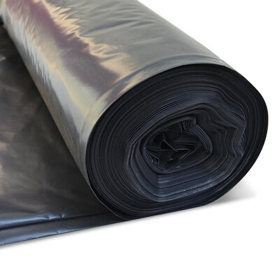 Visqueen Polythene Ecomembrane DPM 250mu Black 4x25m RS052121