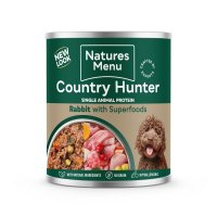 Natures Menu Country Hunter Dog Rabbit with Cranberry Superfoods Tins 6x600g