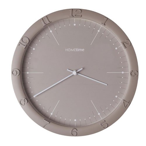 Hometime Grey Wall Clock with Sweep Movement