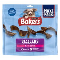 Bakers 12621609 Sizzlers Bacon and Cheese Dog Treats 3x315gm 