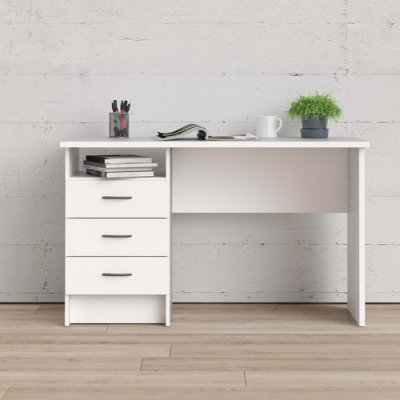 Junction White Office Desk