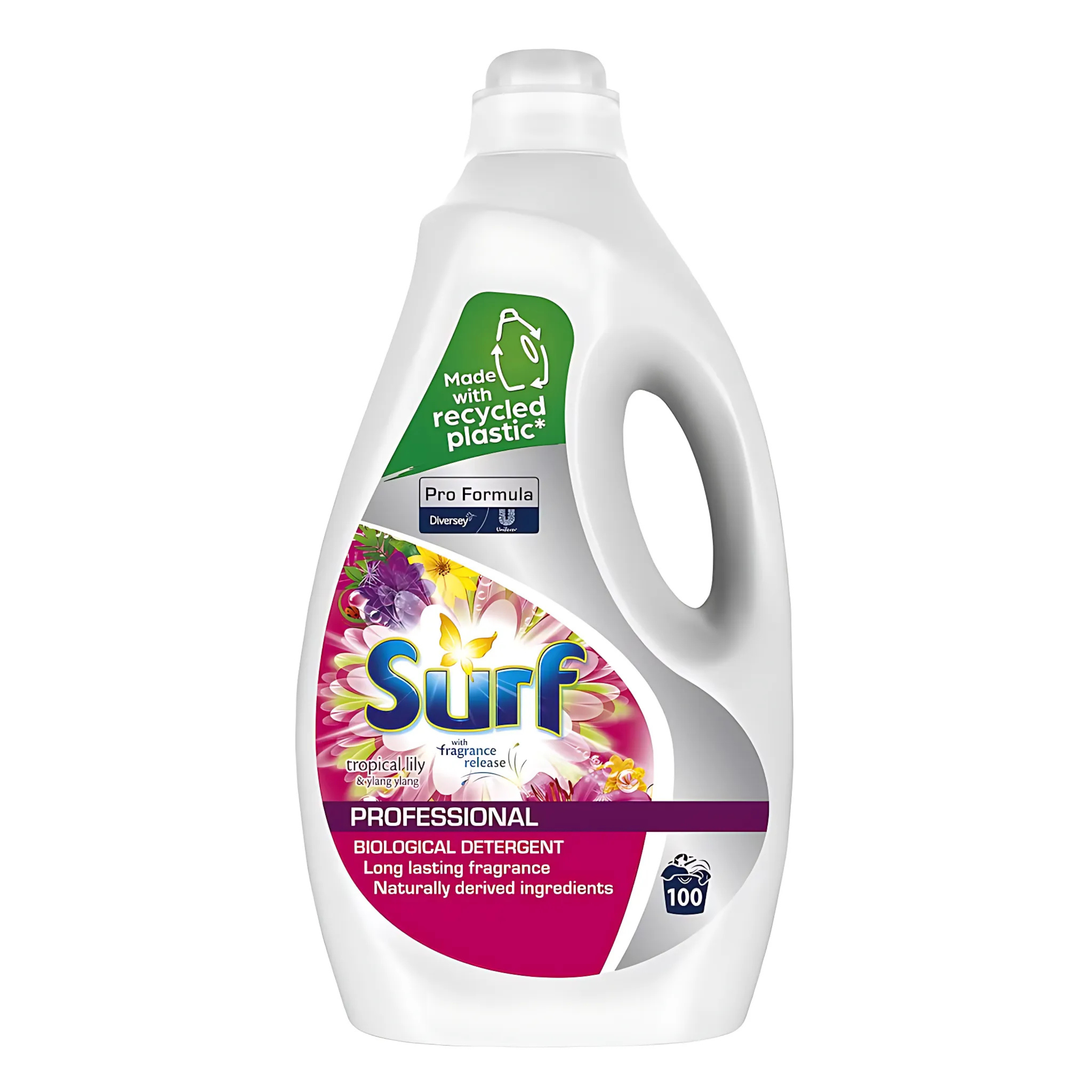 Surf PF Tropical Lily & YY, Biological Liquid Detergent, 100 Wash