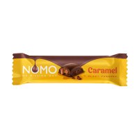 Nomo caramel filled plant-powered snack bar - 24x38g