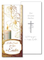 Card - I Lit A Candle For You At Easter   (85785)