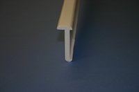 Rebate T Trim White 44mm x 2.2 Metre