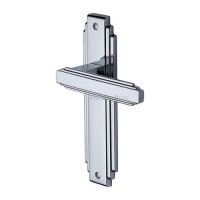 AST5910-PC - Heritage Brass Door Handle Lever Latch Astoria Design Polished Chrome Finish