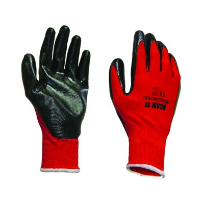 Scan Nitrile Coated Knitted Gloves - L (Size 9)