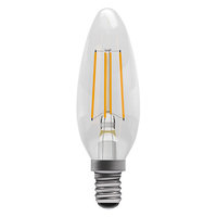4W-(40W)  BELL SES CANDLE LED FILAMENT CLEAR NON DIMMABLE  2700K 470 LUMEN 05025