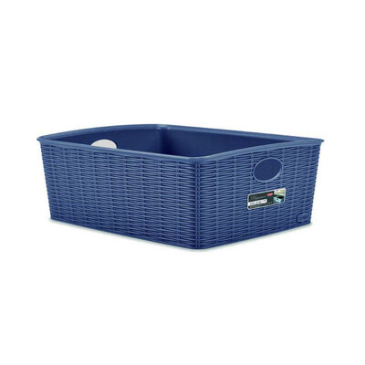 Elegance Basket L High Navy Blue