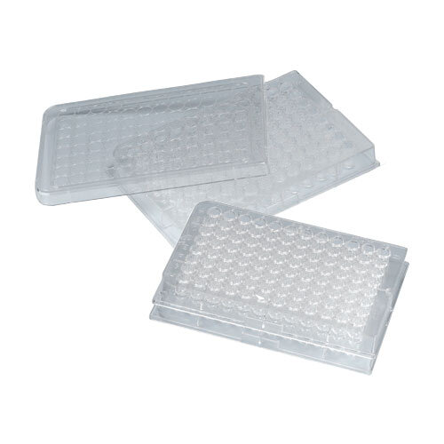 Microtitre Plates, 96 Well, 330&mu;l Well Capacity, U-Bottom, Clear, PS, Sterile (50 units)