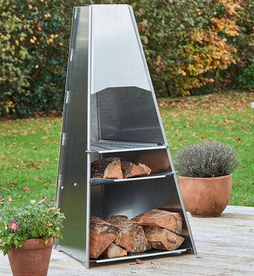 Char Outdoors Chiminea Log Burner - Large