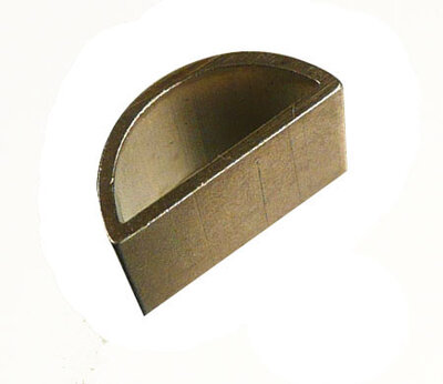 Double bass bow ferrule, plated