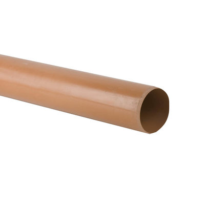 110mm BS Plain End Underground Drainage Pipe 3m