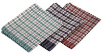 Mini Check Tea Towel 43 x 68cm 10Pcs Mix Colours