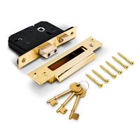 TSSBSMSL25VB 5L SASHLOCK BRASS 2.5" VISI PACK