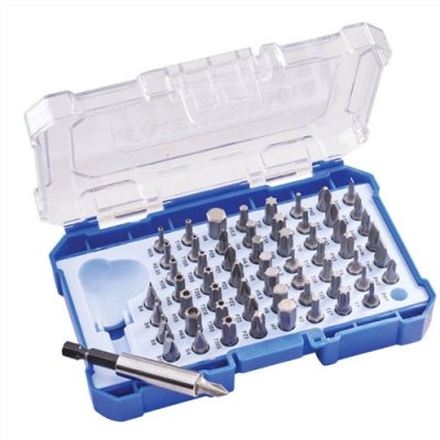 Faithfull 61 Piece Chrome Vanadium Security Screwdriver Bit Set