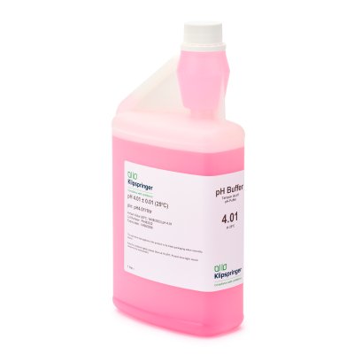 Buffer Solution in Dosing Bottle - 1 litre - pH 4