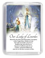 Acrylic Fridge Magnet/Lourdes  (33574)