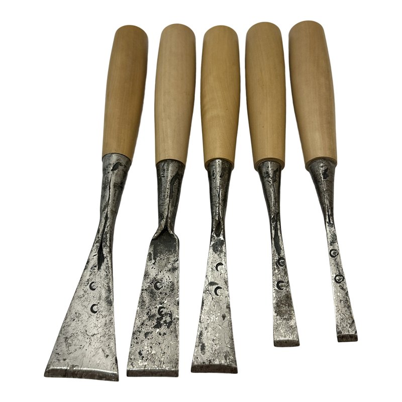 Chisel Set of 5 Various Sizes