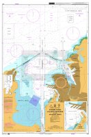 ADMIRALTY Chart - CP1 Panama Canal, Atlantic Entrance including Adjacent Ports