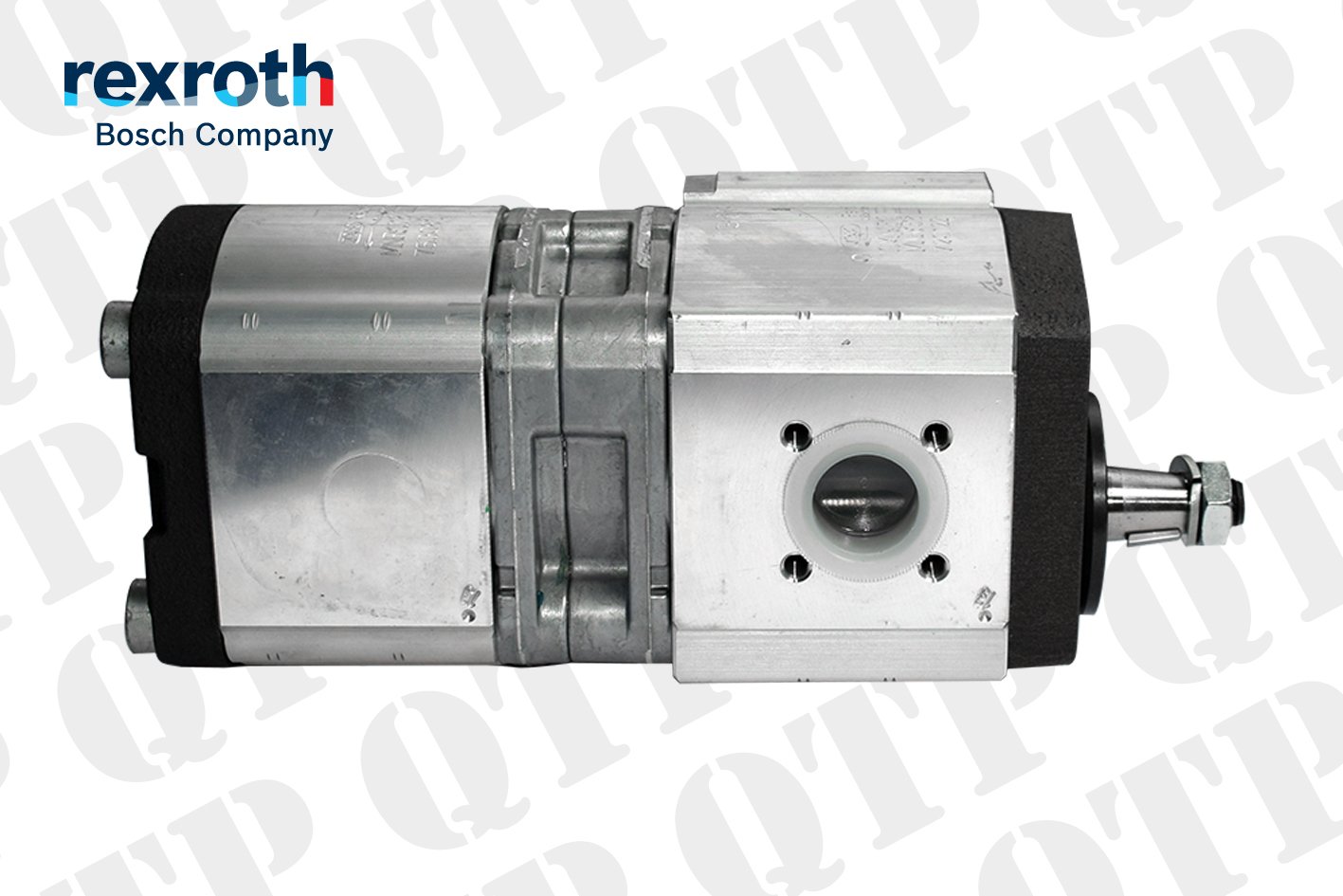 end elevation of Bosch Rexrotg Hydraulic & Power Steering Pump