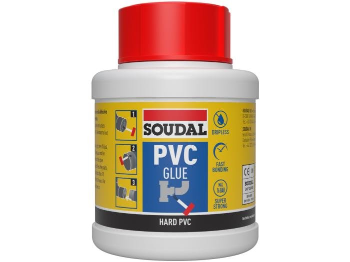 Soudal PVC Glue Adhesive Solvent Cement 250ml 168544
