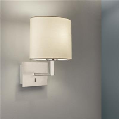 Pimlico Satin Nickel Reader Wall Light