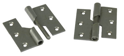 Eliza Tinsley Self Colour Left Hand Rising Steel Butt Hinge 76 x 70mm 5113301