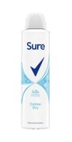 Sure Women Cotton Dry Aerosol Deodorant 150ml x 6
