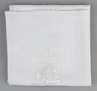 Linen Corporal with Embroidered Chalices (88785)