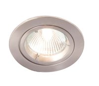 ZAK GU10 mains voltage DieCast AL downlight,max 50W,IP20,70mm,Br